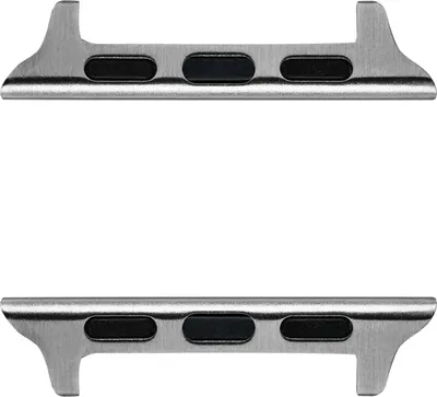 Produktbild von 2x Artwizz WatchBand Adapter für Apple Watch Series 9 8 7 [41mm] SE 6 5 4 [40mm] 3 2 1 [38mm] - Armband Edelstahl Verbindung - Silber