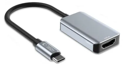 Zdjęcie produktu dla Tech-Protect Ultraboost Adapter Type-C To Hdmi 4K 60Hz Black