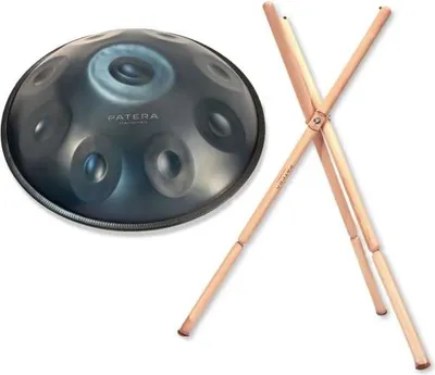 Produktbild von Patera Handpan HPDM-2 D-Minor mit Handpan-Ständer