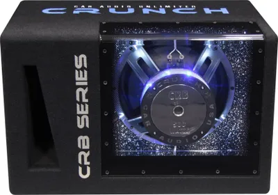 Produktbild von CRUNCH SINGLE-BANDPASS CRB-501 Subwoofer Sub Endstufe Basskiste PKW