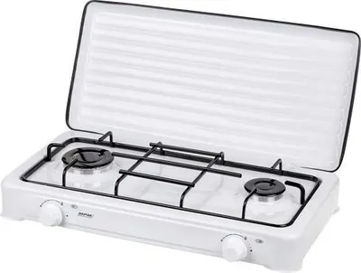 Obrázok produktu pre Turistický plynový sporák s 2 horákmi SMILE-KN-02/1K