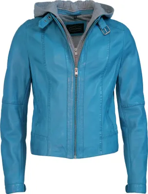 Produktbild von JCC Lederjacke 31024030 Damen blue 46