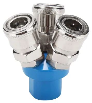 Obrázek produktu pro Pneumatická spojka typu C 2-cestná/3-cestná spojka Rapid 1/4 palce vzduchová spojka Rapid rozdělovač spojka rozdělovač 3-cestný