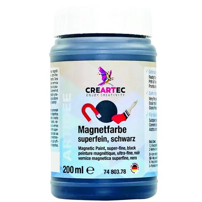Produktbild von 50,50 € / 1 l Magnetfarbe schwarz, 200ml