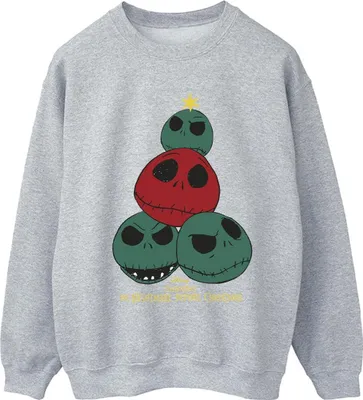 Immagine prodotto di The Nightmare Before Christmas - Felpa da donna BI54678 (XXL) (Grigio sport)