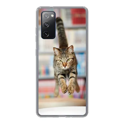 Produktbild von MuchoWow® Handyhülle Schutzhülle Hülle für Samsung Galaxy S20 FE Katze - Frühling - Stuhl Silikon Softcase Handy Hülle - Abdeckung