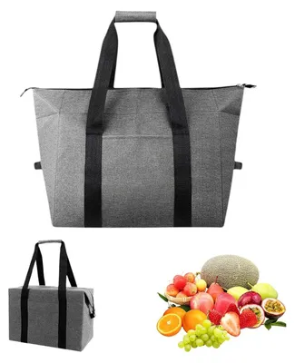 Produktbild von TRANKIELO® - 20-Liter-faltbarer Kühlbeutel - wasserdichte Einkaufstasche - ideal für Picknicks, Camping und Einkäufe