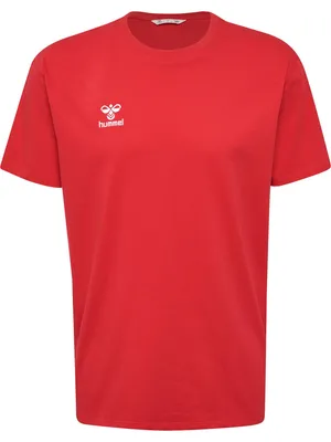 Produktbild von hummel T-Shirt Rundhalsausschnitt gesticktes Logo Regular fit Größe: 3XL