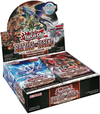 Obrázok produktu pre Yu-Gi-Oh! Battles Of Legend Armageddon Display mit 24 Booster Packs