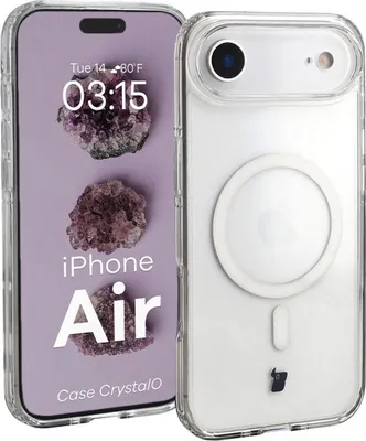 Produktbild von Bizon Case CrystalO Magnetic Apple iPhone 17 Air klar