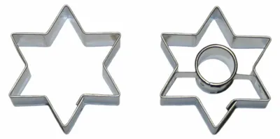 Produktbild von Keksa. 2er Stern/Kreis+Stern ø40mm