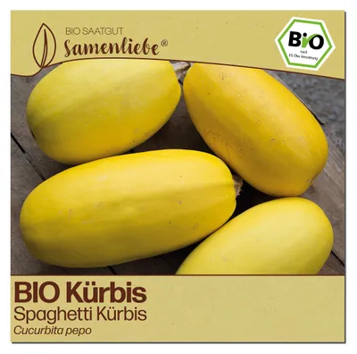 Produktbild von Samenliebe  Kürbis Samen | Spaghetti Kürbis - gelb - samenfestes  Saatgut