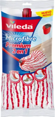 Obrázek produktu pro Vileda 4023103203761, Červená, Bílá, Mikrovlákno, 1 kusů