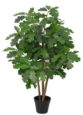 Produktbild von Künstlicher Eichenbaum 90cm dekorativ Kunstpflanze für Wohnzimmer Büro