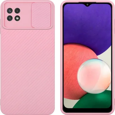 Image de Cadorabo Housse pour Samsung Galaxy A22 5G Housse de protection rose Housse pour portable TPU Etui Case Cover Protection caméra