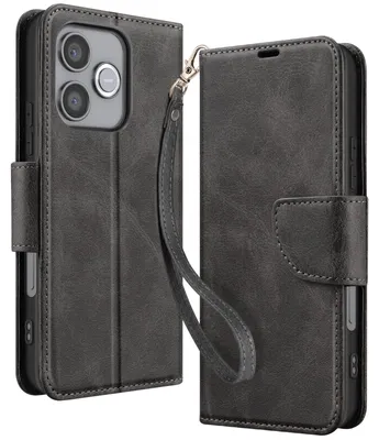 Obrázok produktu pre Avizar, retro puzdro s podstavcom pre Honor 600 Lite, sivé