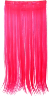 Produktbild von WIG ME UP Haarteil Extension breit 5 Clips glatt Neonpink YZF-3177-TF2315
