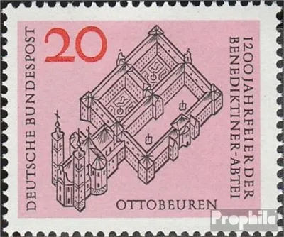 Produktbild von Briefmarken BRD (BR.Deutschland) 1964 Mi 428 (kompl.Ausg.) FDC 1200 Jahre Benediktinerabtei Ottobeuren