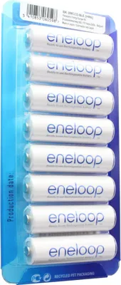 Produktbild von Sanyo HR-3UTG-8BP, 2000 mAh, Nickel–Metal Hydride (NiMH), AA