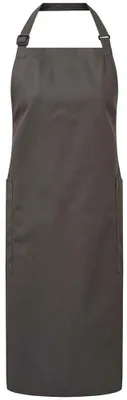 Obrázek produktu pro Premier - zástěra s laclem, Fairtrade LT3639 (jednotná velikost) (tmavě šedá)