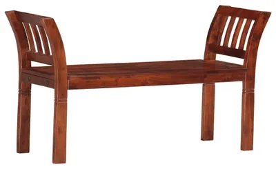 Imagen del producto de Banco de madera maciza de acacia 111 cm