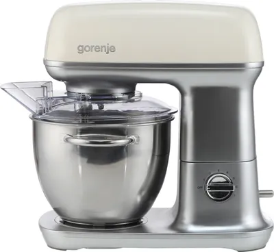 Produktbild von Gorenje MMC1000RL Küchenmaschine, 4,5 l, Champagner, Edelstahl, Weiß, 1,1 m, 4,5 kg, Metall, Aluminium