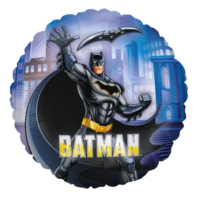 Produktbild von Batman Folienballon - Rund  in Aktion Ballon für Kindergeburtstag Mottoparty