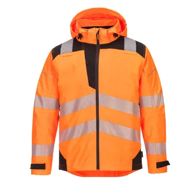 Produktbild von Portwest PW360 PW3 Extreme Atmungsaktive Regenjacke Orange/Black Gr. XXXL
