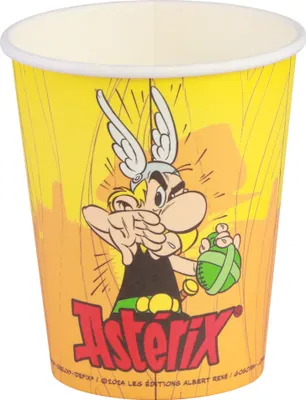 Image de 8 gobelets en carton Astérix 250 ml -