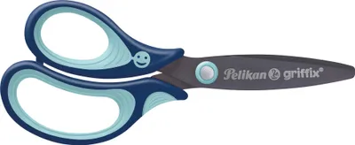 Immagine prodotto di Pelikan griffix Schulschere Linkshänder Rund 14cm Blau