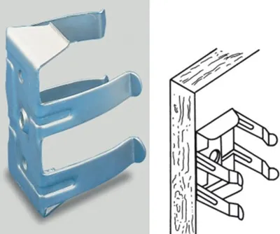 Image de Clip fixation pied cuisine métal/plastique MANART - 203