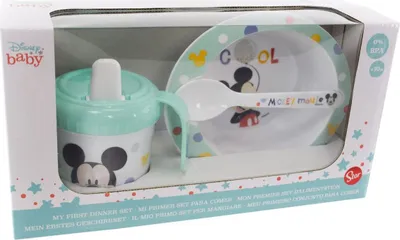 Produktbild von Disney Baby Kindergeschirr & Trinklernbecher mit Mickey / Minnie Motiv