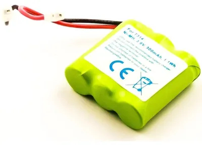 Produktbild von Akku für Panafon KX-T 1150 NiMH 3,6 Volt 300 mAh grün.