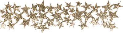 Produktbild von Glitterband "Sterne", B 90 mm, L 1 m Gold