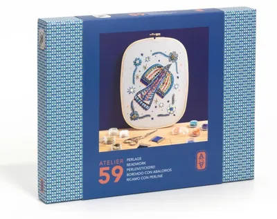 Produktbild von Djeco-Atelier 59, Perlenstickerei Vogel