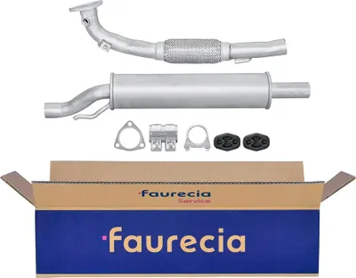 Image de Silencieux avant FAURECIA IAM-Expertise adapté entre autres à SKODA FABIA
