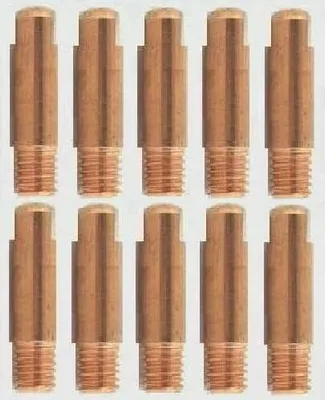 Produktbild von 10 x Stromdüse Ø 0,6 mm / Stromdüsen M6x25 Ø 0,6 mm für MB15 + MB14 Kontaktdüse