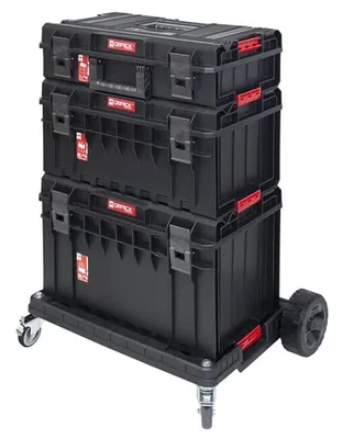 Produktbild von Qbrick System Werkzeugkoffer-Set System One Technik - 3 Koffer - 1 Transportwagen