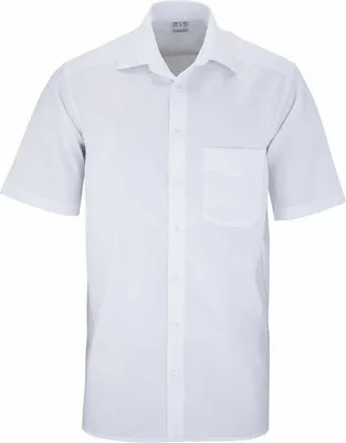 Produktbild von Olymp Hemd kurzarm weiß Comfort Fit