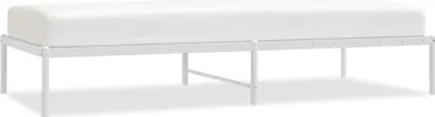 Produktbild von vidaXL Bettgestell Metall Weiß 90x200 cm