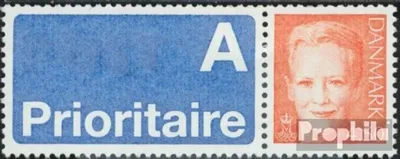 Produktbild von Briefmarken Dänemark 2000 Mi 1242Zf mit Zierfeld postfrisch Königin Margarethe II