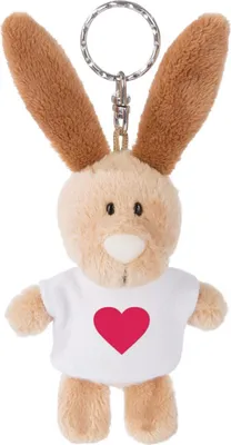 Produktbild von Schlüsselanhänger Hase Herz 10 cm Plüsch