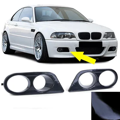 Productafbeelding van Mistlampen met luchtinlaatrooster voor BMW 3-serie, type E46