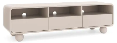 Obrázek produktu pro Televizní skříňka CLOUD 160 cm se 3 zásuvkami, obývací pokoj Kaschmir, televizní skříňka