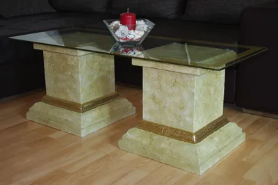 Produktbild von ANTIKES WOHNDESIGN Couchtisch AWD-CT-001 B:125cm H:45cm