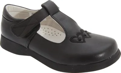 Produktbild von Boulevard Mädchen Schuhe mit Klettverschluss DF190 (23 EUR) (Schwarz matt)