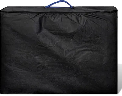 Immagine prodotto di vidaXL Lettino da massaggio pieghevole a 2 zone con struttura in legno blu