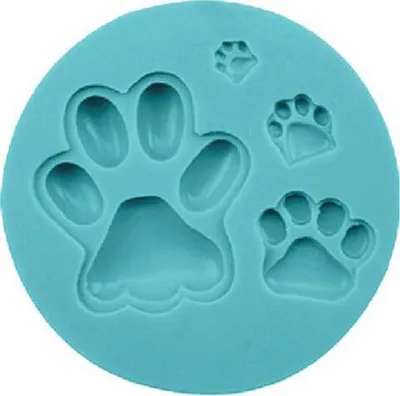 Obrázek produktu pro Silikonová formička psí tlapky 9,5cm - Cakesicq