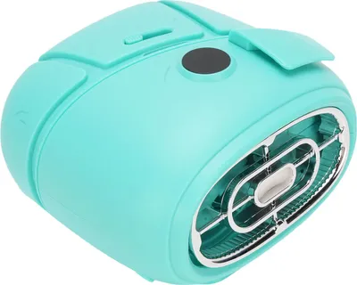 Productafbeelding van Draagbare heupventilator met aromatherapiebox, 100 standen, traploos instelbaar, LED-digitaal display, oplaadbare heupkoelventilator voor buitengebruik, groen