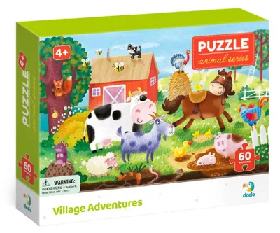 Zdjęcie produktu dla Puzzle „Farma” 32 x 23 cm, 60 elementów w pudełku 24 x 18 x 4 cm